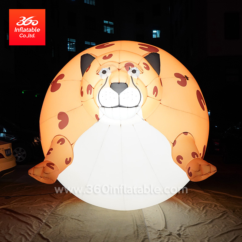 Custom Advertising Inflatable Lepoard Cartoon Inflatables Customized 