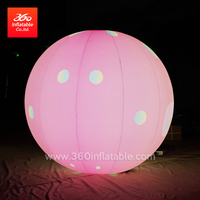 Pink Moon Ball Inflatable Balloon Inflatables Advertising Custom 