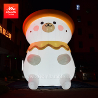 Giant Inflatable Statue Huge Snowman Cartoon Advertising Inflatables 