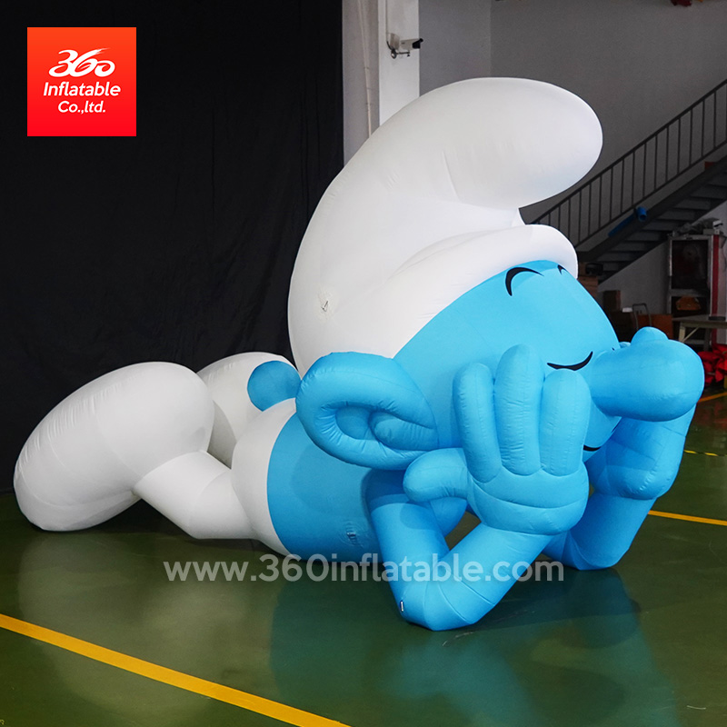Customized Blue Spirit Cartoon Inflatables Advertising Custom 