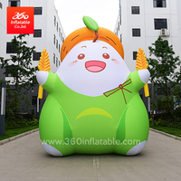 Advertising High quality inflatable blown Zongzi doll Custom inflatable cartoon animal Zongzi doll for exhibition