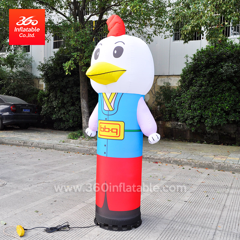 Custom Printing and Logo Inflatables Lamp Advertising Rabbit Cartoon Lamps With LED