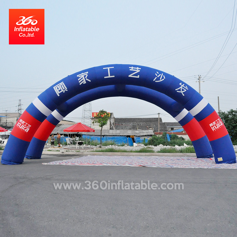 Inflatable Advertising Two Rows Arch Custom