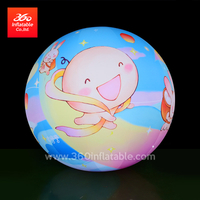 Custom Logo Printing Inflatable Advertising Balloon Ball 