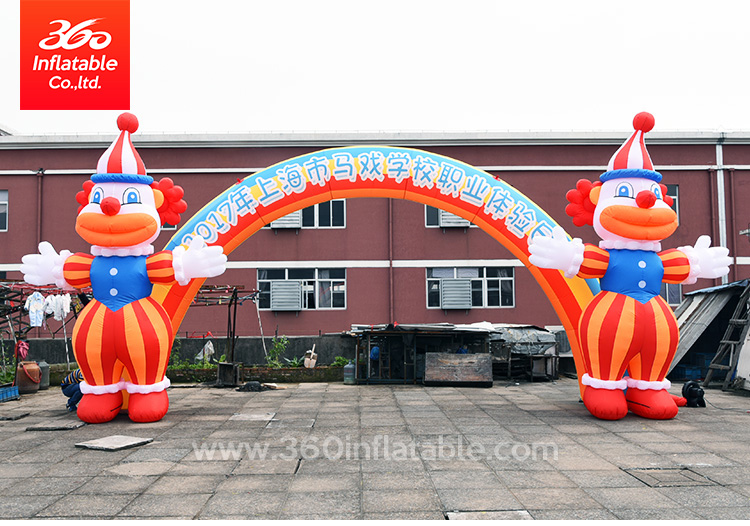 Inflatable Arches Clown Cartoons Foot Arch Custom for Advertising